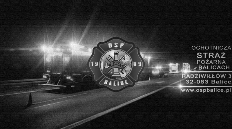 Tragedia na autostradzie – nie żyje strażak ochotnik z OSP Balice
