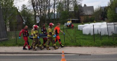 Groźny wypadek w Koniówce – 13-latka potrącona na crossie